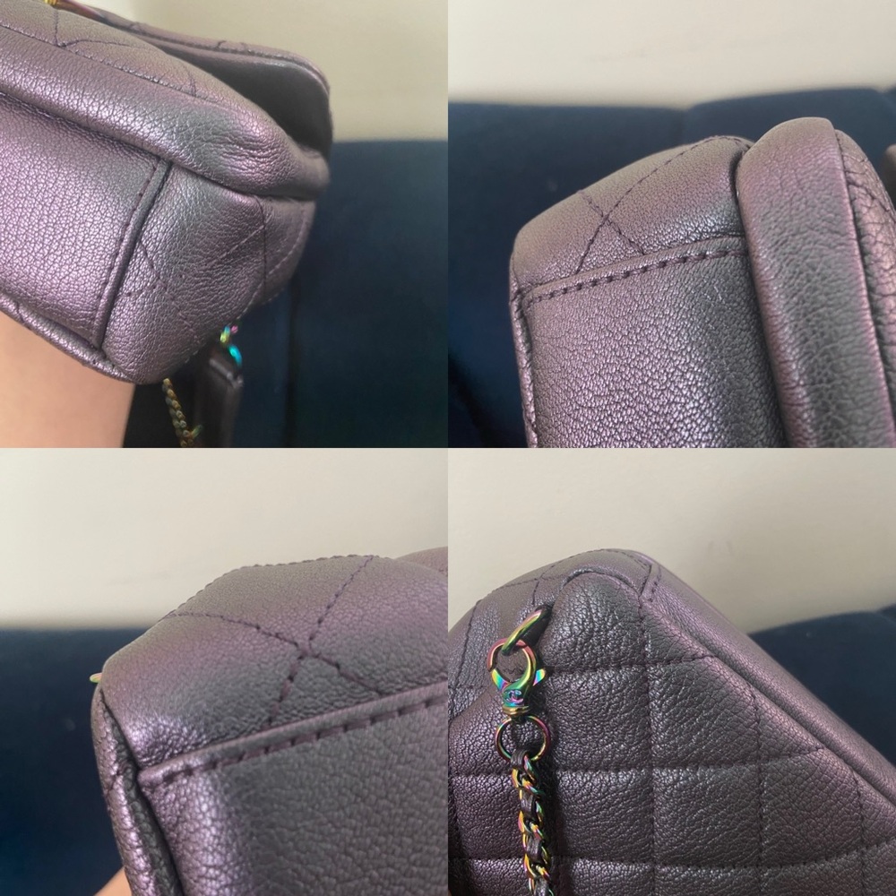 ✨🧜‍♀️ Chanel iridescent Double Carry Waist, Crossbody Flap Bag ✨🧜‍♀️ - Picture 15 of 16